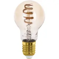 Eglo - E27 A60 Spiral Amber Smarte Glühbirne - Zigbee & Bluetooth
