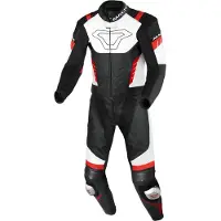 Macna Varshall perforierte 2-Teiler Motorrad Lederkombi