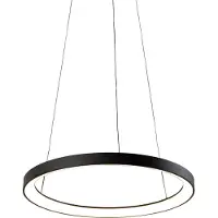 Paul Neuhaus Runde Hängelampe Hoop Schwarz