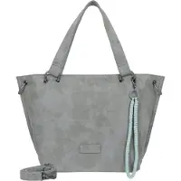 Fritzi aus Preußen Schultertasche Fritzi Vintage Shopper Rock grau