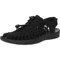 Keen für Damen. 1014099 Uneek Sandalen schwarz (42), Wohnung, Schnürsenkel, Lässig
