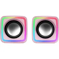 Mars Gaming MSCUBEP, Kabelgebunden, 8 W, 20 - 20000 Hz, 4 Ohm, Pink