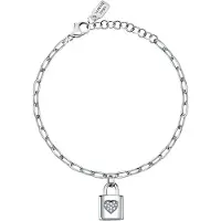 La Petite Story Padlock Heart Crys Armband