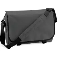 Bagbase Schultertasche / Messenger-Tasche, 11 Liter BC1305 (Einheitsgröße) (Graphit)