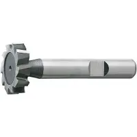 Format Schlitzfräser kurz DIN 850 Typ N Form D HSS Co8 TiAlN ø19,5 x 3mm