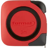 Format Taschenbandmaß 5m x 16mm weiß - weiß