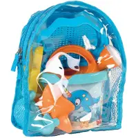 Androni Rucksack mit Wal-Strandset, 7-teilig.