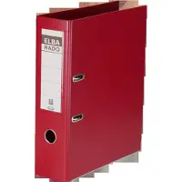 Pierre by Elba Lever Arch File Rado Plast 80 mm, for A4, PVC Red, A4, PVC, Rot, 570 Bl?tter, 80 mm, 318 mm