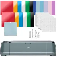 Cricut Maker 4 Essentials Bundle, Elektronisch, Karton, Stoff, Papier, 29,7 cm, 3,6 m, Grün, 260,4 mm