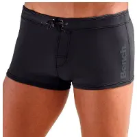 Bench . Boxer-Badehose mit seitlichem Logoprint