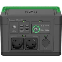 APC PPS330-GR Schneider tragbare OffGrid Powerstation 330, 230V, 332Wh Lithium-Ionen, LCD, 2 Schuko Ausgänge, Sinuswelle, 3 USB-A, 1 USB-C
