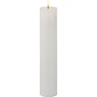Sirius Home LED-Kerze Sille 5 cm x 25 cm, Weiss