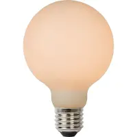 Lucide LED Leuchtmittel E27 Globe - G80 in Beige 8W 1080lm 1er-Pack