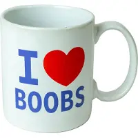 Spencer & Fleetwood Becher I love boobs