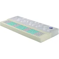 TB Bettwaren Taschenfederkernmatratze Irisette Lotus mit 7 Liegezonen 80x200 cm, H2