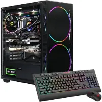 GameMax Gaming-PC Black Hole 7815 AMD Ryzen 5 7500F Wasserkühlung 32GB DDR5 RAM 1TB SSD RTX 5070 Windows 11