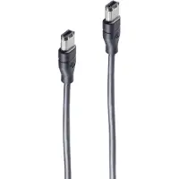 Shiverpeaks BS77205, FireWire 400 (IEEE 1394/IEEE 1394a), 6-p, 6-p, Schwarz, Männlich/Männlich, 400 Mbit/s