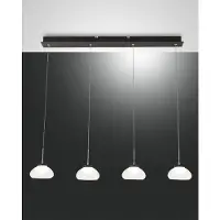 FABAS LUCE Arabella - 4-flammige Pendelleuchte - 32W LED - Weißes modernes Design