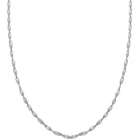 Cai Collier 925/- Sterling Silber ohne Stein 38+5cm Glänzend CAI Weiß