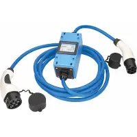 As Schwabe as-Schwabe e-Auto Ladekabel 5m mit Stromzähler Mode 3 Typ 2 3-phasig 11kW IP44