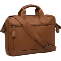 New Looxs Radtasche Luko Leather Cognac 15 Zoll - elegante Bike-Office-Tasche.
