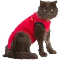 Medical Pet Shirt Katze - Rot - XXS