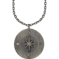 Cai Halskette 925/- Sterling Silber 60cm Geschwärzt CAI Schwarz