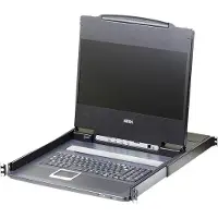 Aten CL6700MW 1U Schwarz Tastatur/Video/Maus (KVM)-Switch