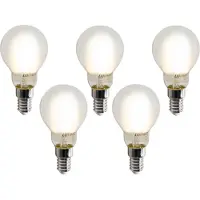Luumr 5er-Set Smart E14 LED-Lampen P45 Matt 4,2 W 470 lm 2700-6500 K