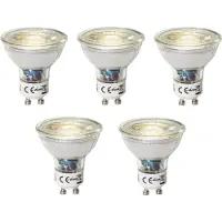 LUEDD 5er-Set GU10 Dimmbare LED-Lampen 3W 200 lm 4000K
