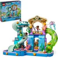 LEGO Friends Heartlake City Wasserpark, Outdoor-Spielset für Mädchen und Jungen ab 8 Jahren, kreatives Spielerlebnis mit 3 Spielfiguren, Mikro-Spielfigur, 3 Rutschen und Whirlpool 42630