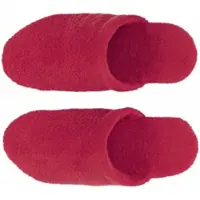 Abyss & Habidecor Frottee Badeslipper Alex Viva Magenta-Schuhgröße 43 - 46