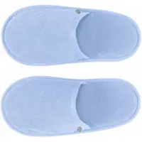 Abyss & Habidecor Frottee Badeslipper Amigo Powder Blue-Schuhgröße 43 - 46
