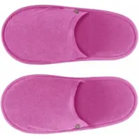 Abyss & Habidecor Frottee Badeslipper Amigo Happy Pink-Schuhgröße 38 - 40