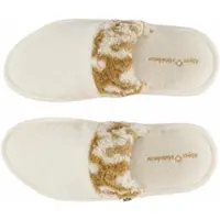 Abyss & Habidecor Frottee Badeslipper Sauvage Gold-Schuhgröße 43 - 46