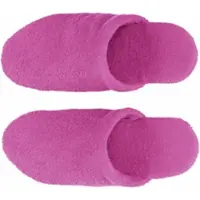 Abyss & Habidecor Frottee Badeslipper Alex Happy Pink-Schuhgröße 43 - 46