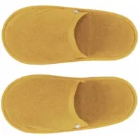 Abyss & Habidecor Frottee Badeslipper Amigo Curcuma-Schuhgröße 38 - 40