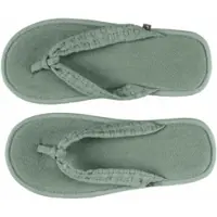 Abyss & Habidecor Frottee Badeslipper Pousada Evergreen-Schuhgröße 43 - 46