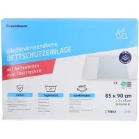 Domotherm Bettschutzeinl.waschbar 85x90cm m.Flügel 1 St