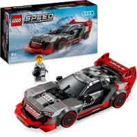 LEGO Speed Champions Audi S1 e-tron quattro Rennwagen Set mit Auto-Spielzeug zum Bauen, Spielen und Ausstellen, Modellauto für Kinder, Geschenk für 9-jährige Jungs und Mädchen 76921