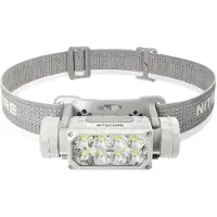 Nitecore HC65 UHE LED Grey, aufladbare Stirnlampe, 2000 Lumen