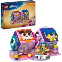 LEGO ǀ Disney Alles steht Kopf 2 Stimmungswürfel von Pixar, Bauset zum Film für Kinder mit den Charakteren Freude und Zweifel, Baukasten zum Bauen und Spielen, Geschenk für Mädchen und Jungen 43248