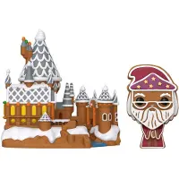 Funko POP! Harry Potter POP! Town Vinyl Figur Dumbledore & Hogwarts 9 cm