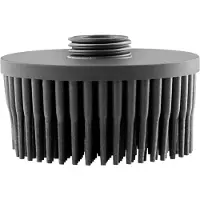Eva Solo Ersatzbürstenkopf für Spülbürsten 530685/86, Eratzteil, Zubehör, Silikon, Kunststoff, Nylon, Stahl, Schwarz, 530687