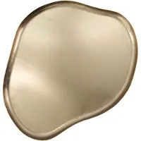 House Doctor HDOsea Tablett, messing antik, 41 x 35 cm - , Bronze / Altmessing, Metall