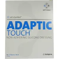 Bios Medical Services GmbH Medizinprodukte Adaptic Touch 7,6x11 cm nichthaft.Sil.Wu 10 St