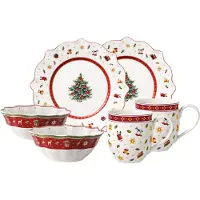 Villeroy & Boch Frühstücksset Toy's Delight Weiß (6-teilig)