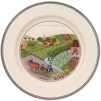 Villeroy & Boch Brotteller "Brotteller Feldarbeit Design Naif ø 17 cm bunt", bunt, Speiseteller, Brotteller