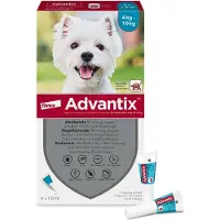 Advantix Spot-on Lsg.z.Auftr.a.d.H.f.Hund 4-10 kg 4 St Lösung