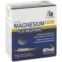 Avitale Magnesium Night plus 1 mg Melatonin Direktsticks 30 St Pulver